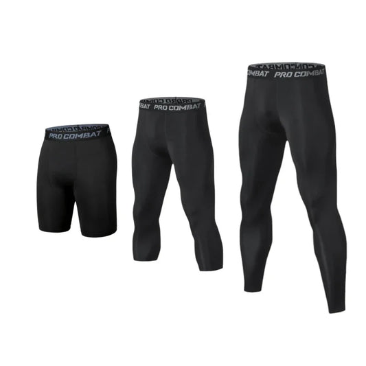 Men’s Compression Pants Cool Dry Tights – Athletic Running Baselayer Leggings for Sports, Workout & Fitness Training