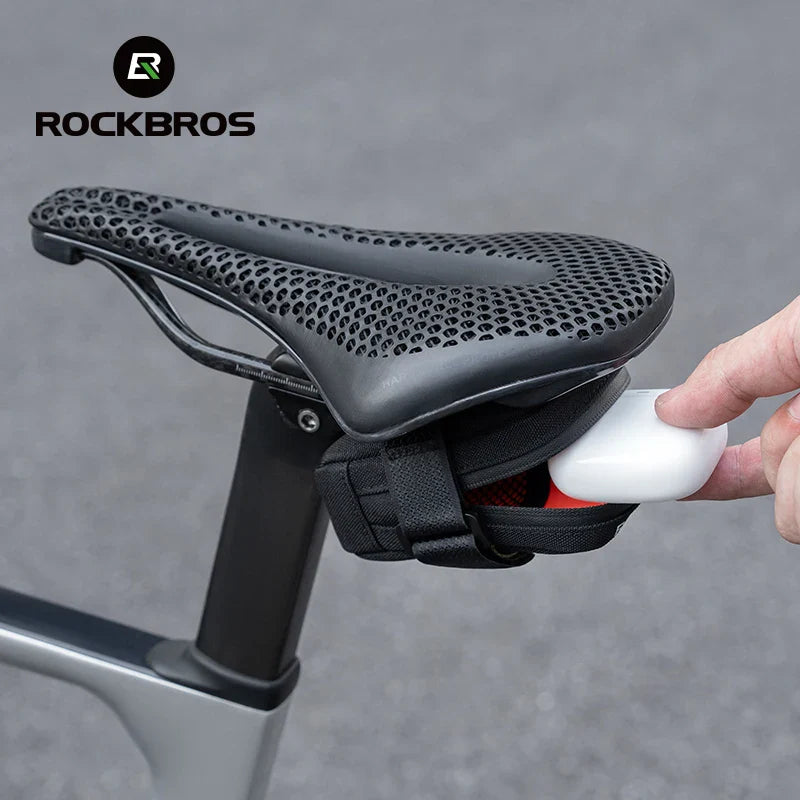 ROCKBROS Mini Bicycle Saddle Bag – Lightweight 0.35L Portable Multi-Function Cycling Handbag & Bike Accessory