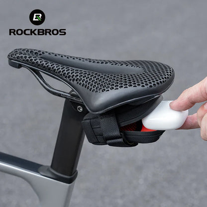 ROCKBROS Mini Bicycle Saddle Bag – Lightweight 0.35L Portable Multi-Function Cycling Handbag & Bike Accessory