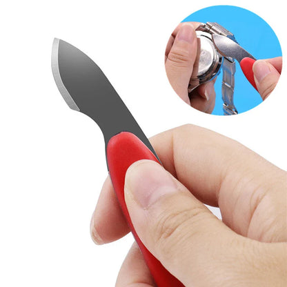 Watch Case Opener Tool – Metal & Plastic Pry Knife for Watch Back Cover Removal & Professional Watch Repair Tools
