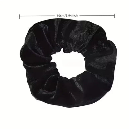 Velvet Scrunchie with Hidden Pocket – Zippered Elastic Hair Tie & Headband, Stylish Ponytail Holder with Secret Storage Accessory for Women & Girls