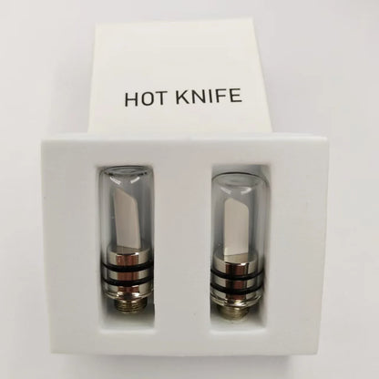 11.2mm Ceramic Heating Hot Knife Tip – 510 Thread Preheat Cutting Tool with Light, 1–4 Piece Set