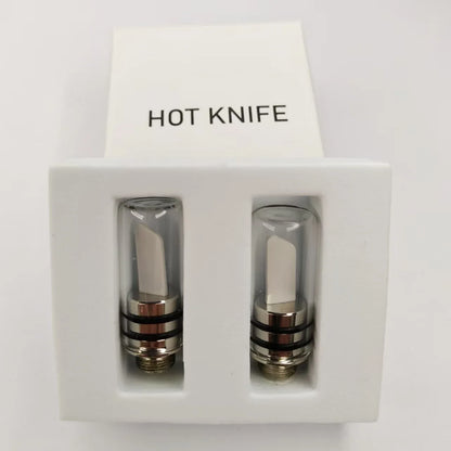11.2mm Hot Knife Heating Tip - Ceramic Cutting Tool for 510 Thread Devices with LED Light
