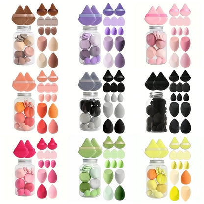 12/14PCS Makeup Sponge Set – Cosmetic Blender Beauty Eggs & Mini Finger Puffs for Foundation
