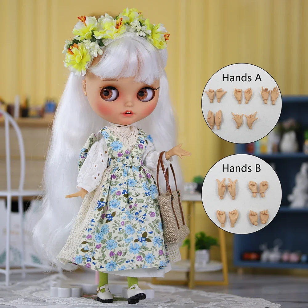 ICY DBS Blythe 1/6 BJD Doll - 30cm Jointed Body Tan Skin Anime Girl Toy