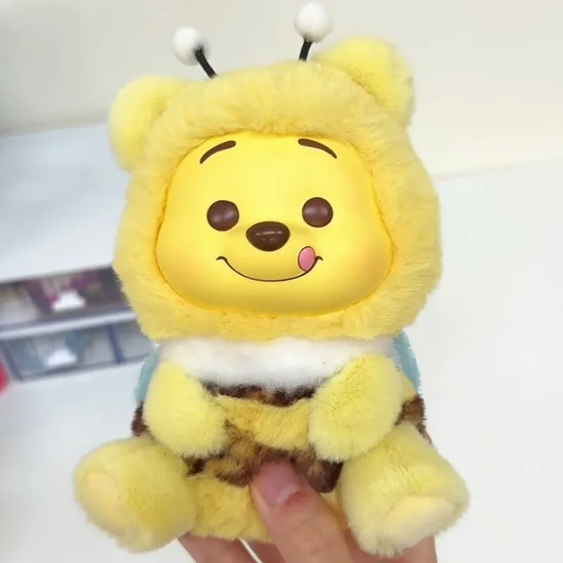 Disney Winnie the Pooh Vinyl Blind Box – Naughty Party Pooh Bear Mystery Pendant Toy, Cute Surprise Doll Gift