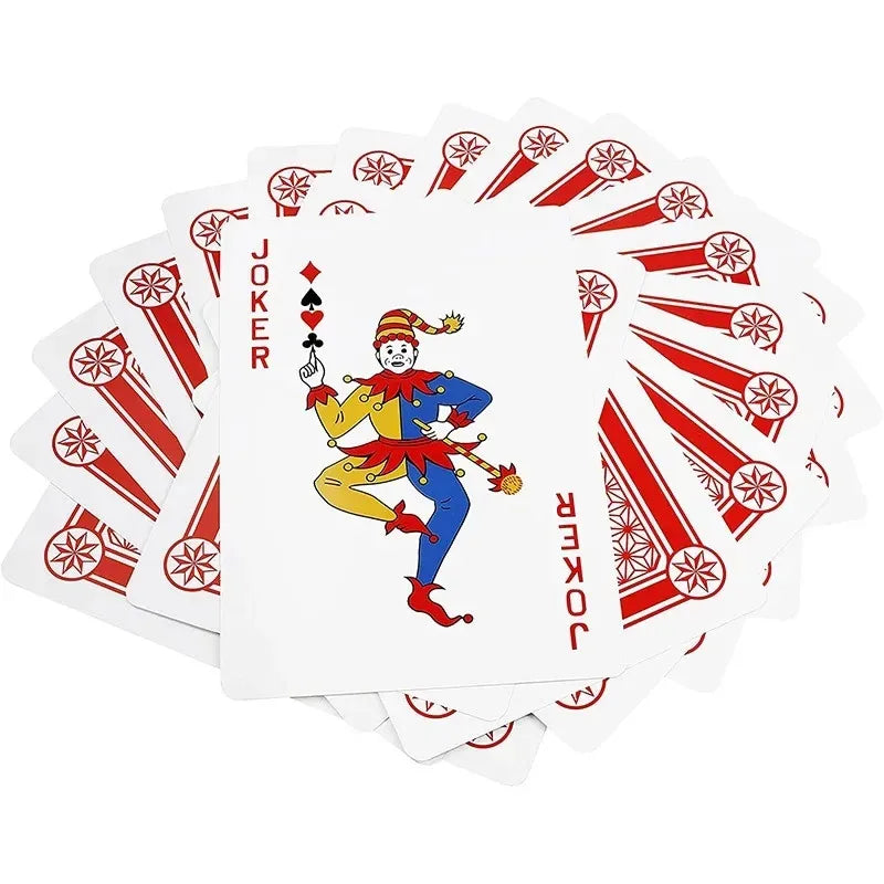 Jumbo Playing Cards — 2/4/6/9x Large Size Creative Design for Magic Tricks, Board Games & Fun Party Games for Adults