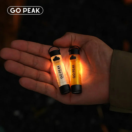GOPEAK Pocket Mini LED Flashlight – Outdoor Key Clip Cap Light, Long-Lasting Emergency and Disaster Relief 5050 Small Torch