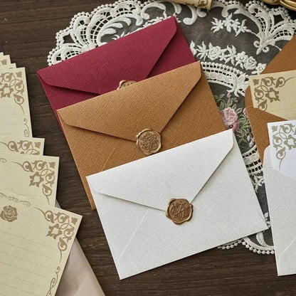 10pcs Window Envelopes : DIY Handmade Gift Packaging for Wedding Invitations, Cash, and Stationery