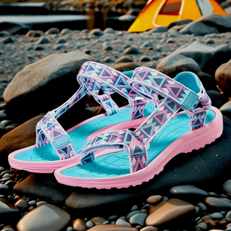 Kids Breathable Summer Sandals – Boys & Girls Open-Toe Sport Beach Shoes | Comfortable Outdoor Walking Sandals Size 30–38