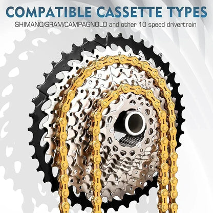 BUCKLOS MTB Bike Chain – 12 & 11 Speed Mountain & Road Bicycle Chain, Compatible with 8-12 Speed Cycling Parts