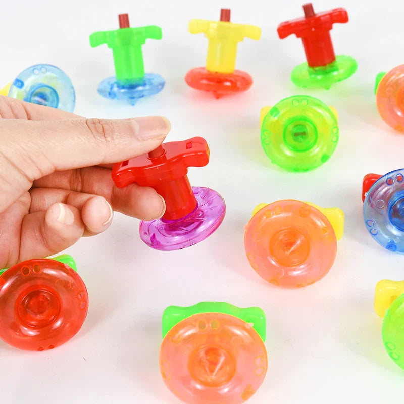 12/20pcs Mini Torsion Gyro Spinning Toys – Kids Party Favors, Christmas Gifts & Classroom Reward Prizes