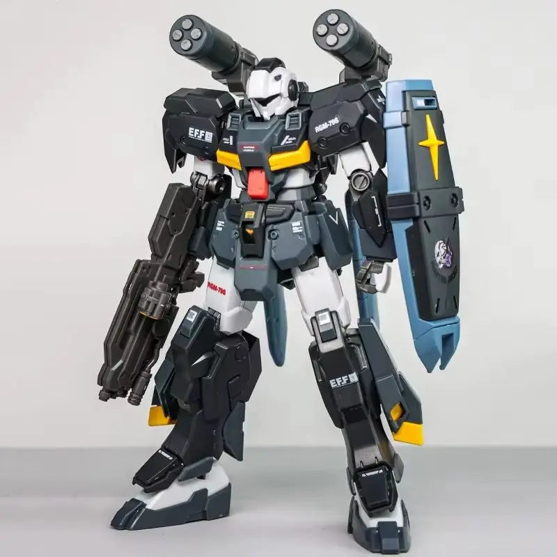 RX-81 G-Line HG 1/144 Black Mech Model Kit – Assembly Action Figure Toy & Desktop Decoration