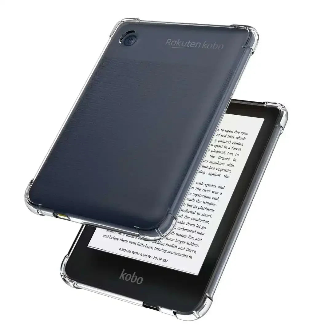 Slim Shockproof TPU Case for 6" Kobo Clara — Compatible with Colour, BW & 2E eBook Reader