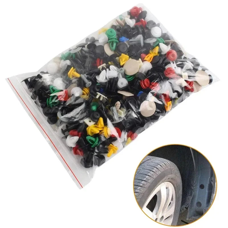 Universal Car Bumper & Door Panel Clips – Auto Fastener Rivets Retainer for All Vehicles