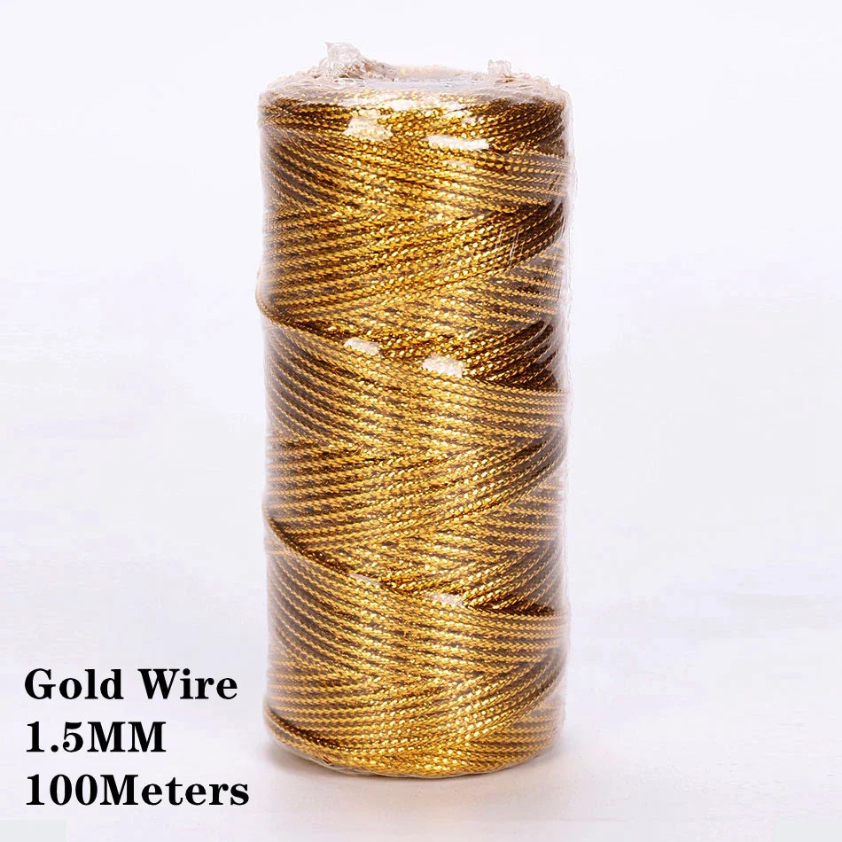 2mm 100M Macrame Cotton Cord – Twine Thread for DIY Crafts, Wall Hangings, Bohemian Wedding & Home Decor