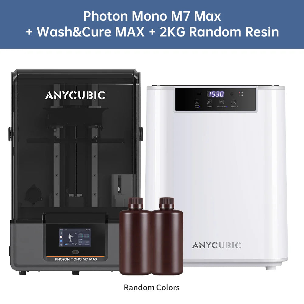 ANYCUBIC Photon Mono M7 Max 3D Printer — Ultra-Large 14.7L LCD Resin Printer with 298x168x300mm Build Volume