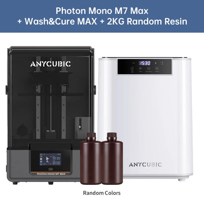 ANYCUBIC Photon Mono M7 Max 3D Printer — Ultra-Large 14.7L LCD Resin Printer with 298x168x300mm Build Volume