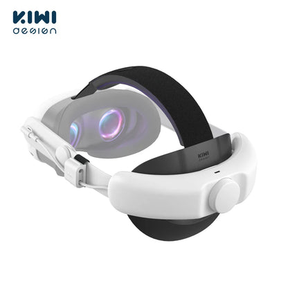 KIWI Design 6400mAh Battery Head Strap - Power-Enhancing Compatible Accessory for Meta Quest 3 (Not for Our Charging Stand)