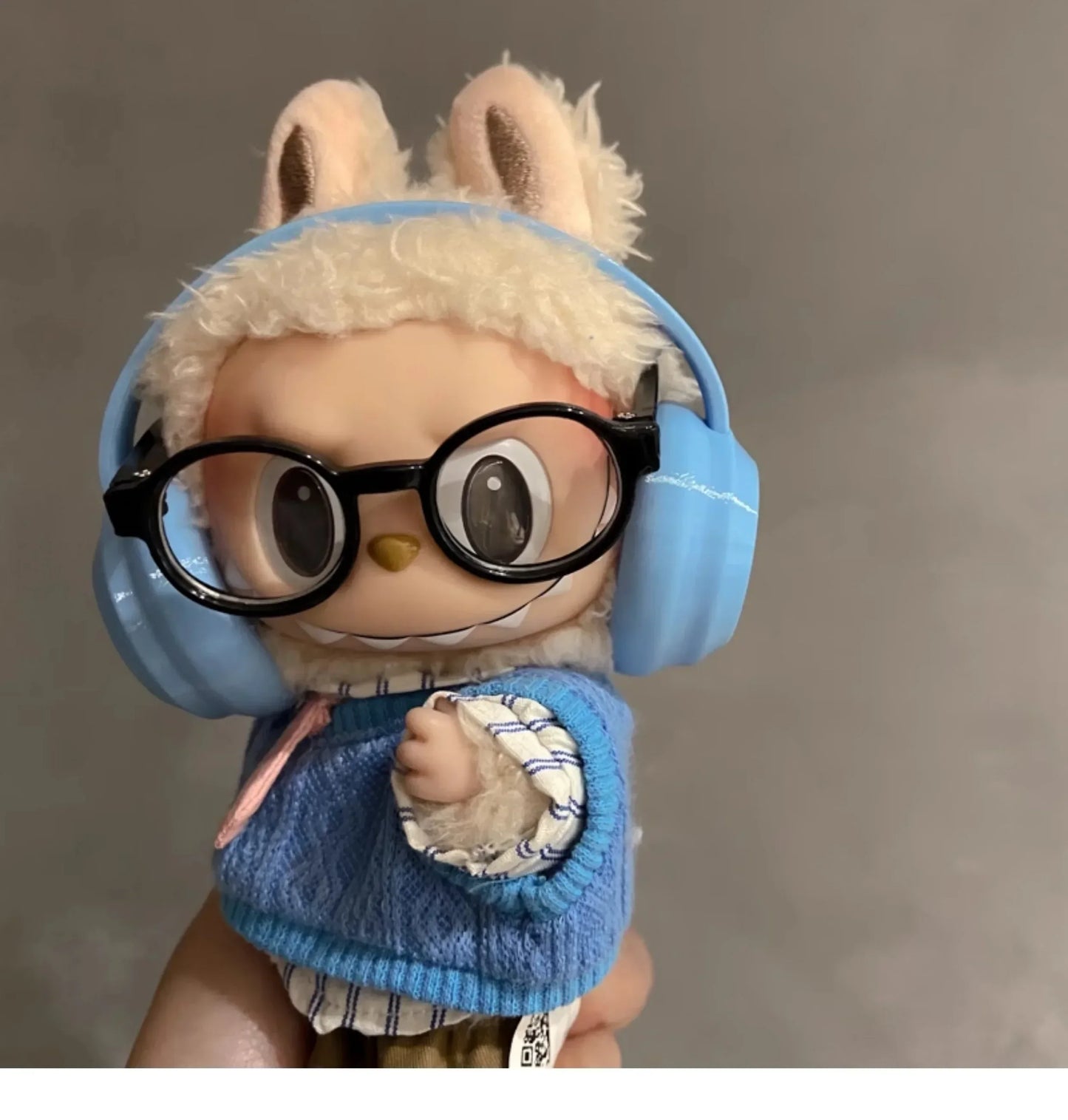 Labubu Doll Accessories — 17cm Fashion & 10cm Cotton Doll Macaron Color Earphones for Labubu Dolls