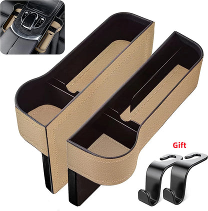 Car Seat Gap Filler Organizer – Leather Multifunctional Storage Box for Car Seat Gap Management & Automotive Accessories