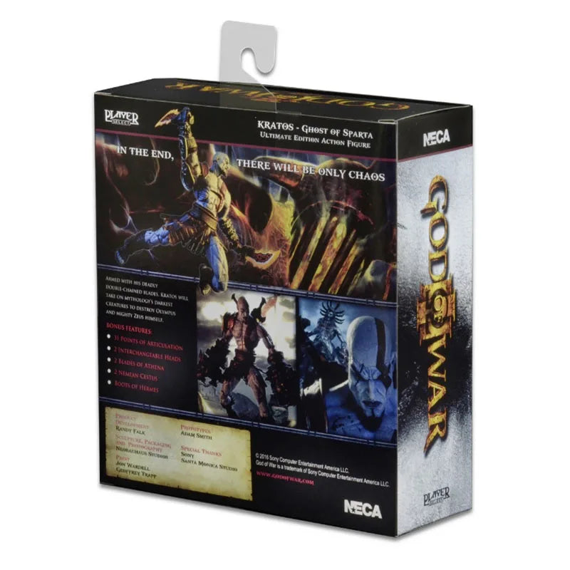 NECA God of War Ultimate Kratos Action Figure – Vinyl Collectible Game Model Toy