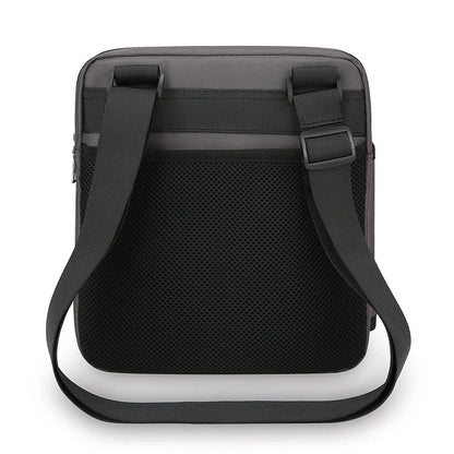 Men’s Oxford Crossbody Messenger Bag – Stylish Fashion Shoulder Bag with Bottle Pocket for Travel & Daily Use