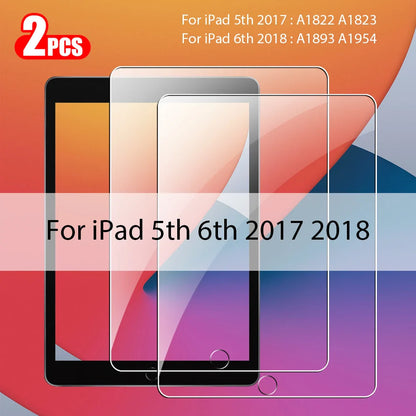 2Pcs Tempered Glass Screen Protector for iPad Pro, Air, Mini & 10th Gen – Compatible with iPad M4, M3, M2, A16 Accessories