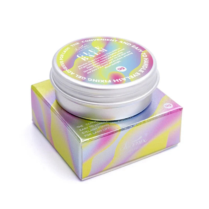 12g Solid Eyelash Lift Glue – Non-Irritating Fragrant Adhesive for Lifting Lashes & Eyebrows, Balm Ironing Tool