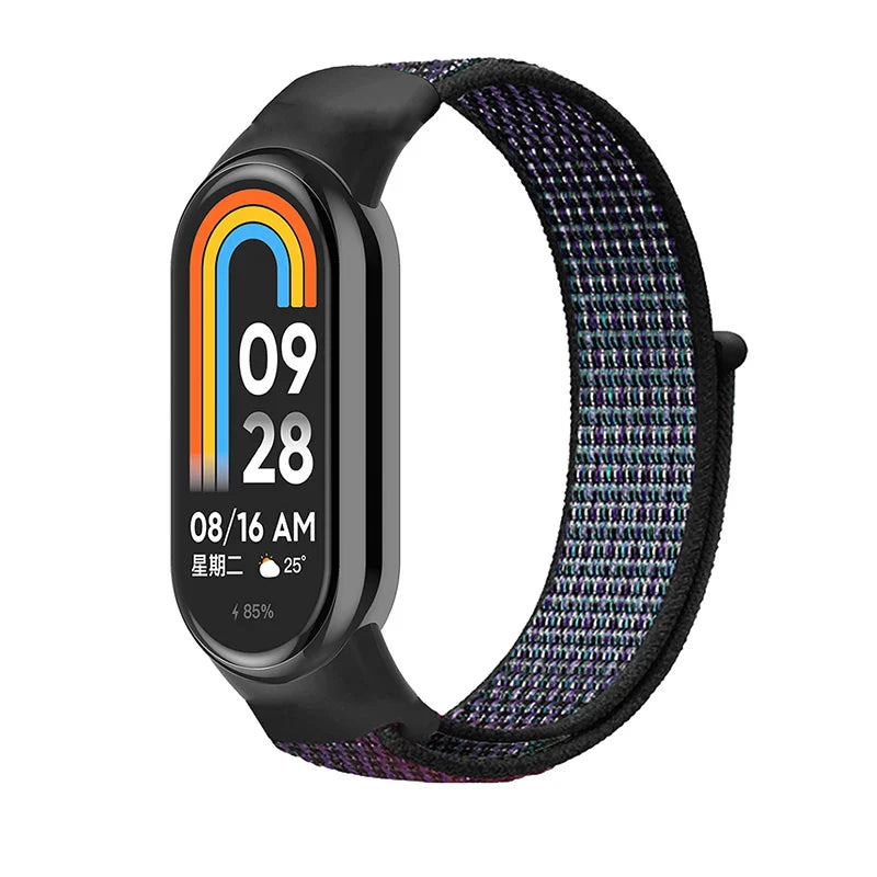 Nylon Loop Strap for Xiaomi Mi Band 3-9 – Replacement Sport Smartwatch Wristband