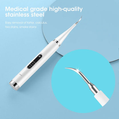 Electric Tooth Whitening Brush – Sonic Teeth Cleaner, Dental Scaler, Plaque & Calculus Remover Kit