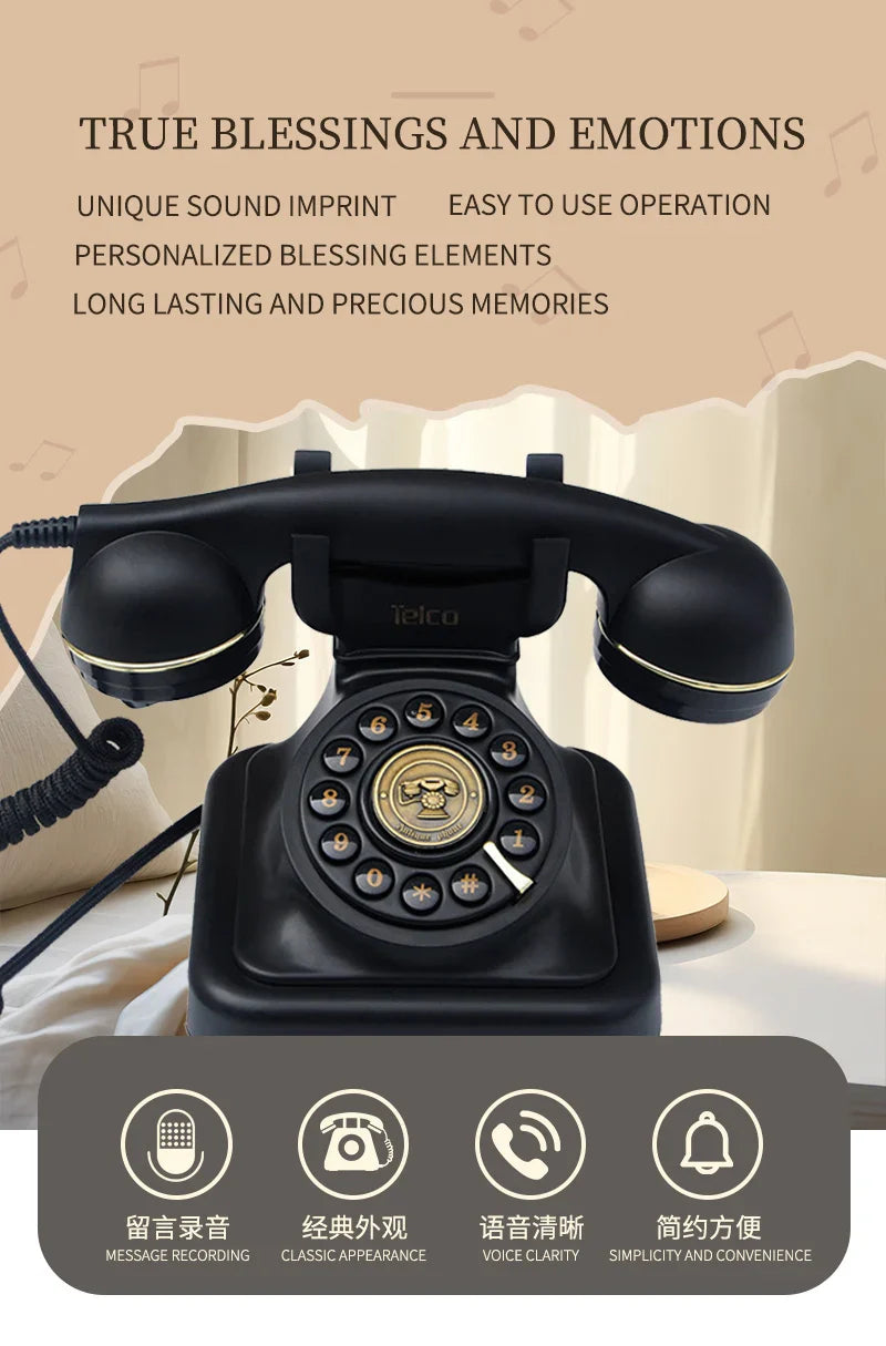 Audio Message Book – Wedding Guest Voice Blessing, Phone Check-In, Birthday Party & Celebration Voice Message Book