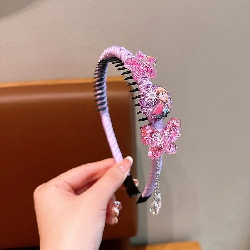 Kawaii Anime Frozen Sanrio Princess Crown - Elsa Headdress Jewelry for Girls & Baby - Party Decoration & Gift Accessory