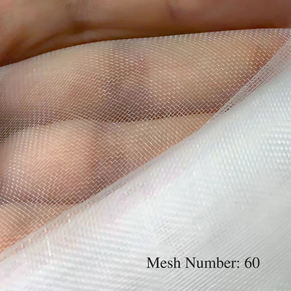 White 60 Mesh Garden Insect Netting – Greenhouse Protection Cover for Plants, Vegetables, Pest & Bird Control