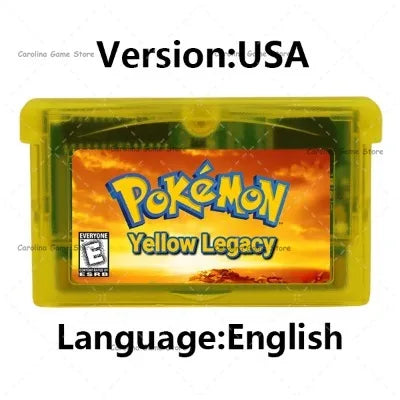 GBA 32-Bit Game Cartridge | Pokemon Series Yellow Sword Shield Arceus Legend Console Card