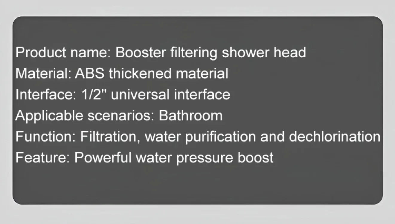 New High Pressure Shower Head Set – 3 Modes Adjustable Spray with Massage Brush, Filter & Rain Shower Hose for Bathroom