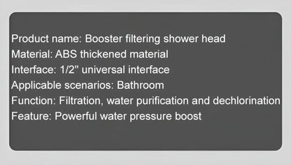 New High Pressure Shower Head Set – 3 Modes Adjustable Spray with Massage Brush, Filter & Rain Shower Hose for Bathroom