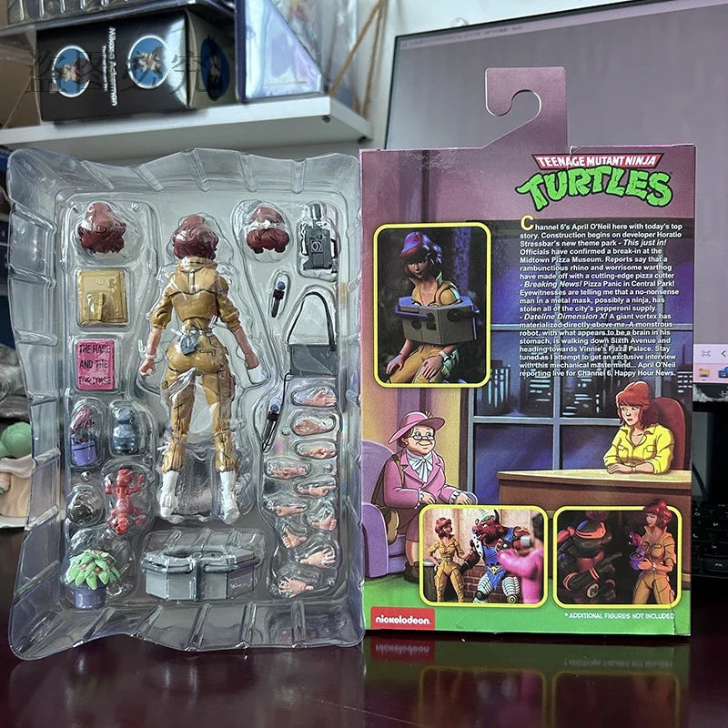 NECA Version 2.0 Female Reporter Action Figure — Yellow Clothes Collectible GK Statue Model Toy, Christmas Gift