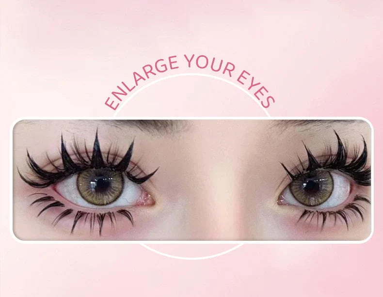 DINGSEN 5 Pairs Manga Style False Eyelashes — Soft, Natural, Long Anime Wispy Strip Lashes for Makeup