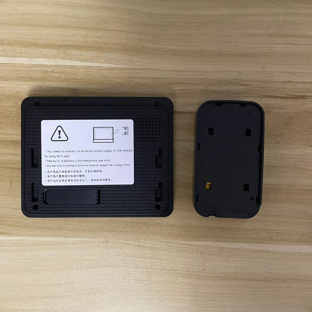 4.3" Wireless Video Doorbell — HD IPS Screen, 2.4G WiFi, Smart Intercom, Two-Way Talk, Night Vision