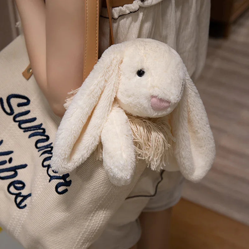 Kawaii Long-Ear Rabbit Plush Toy — Stuffed Bunny Doll for Kids & Babies