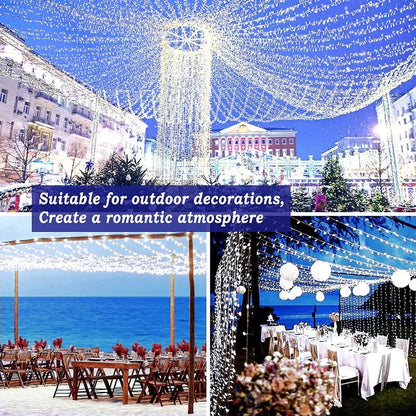 330LED Outdoor Solar String Lights – Fairy Lights with 8 Modes, 33m Waterproof Garland for Garden and Wedding Decoration