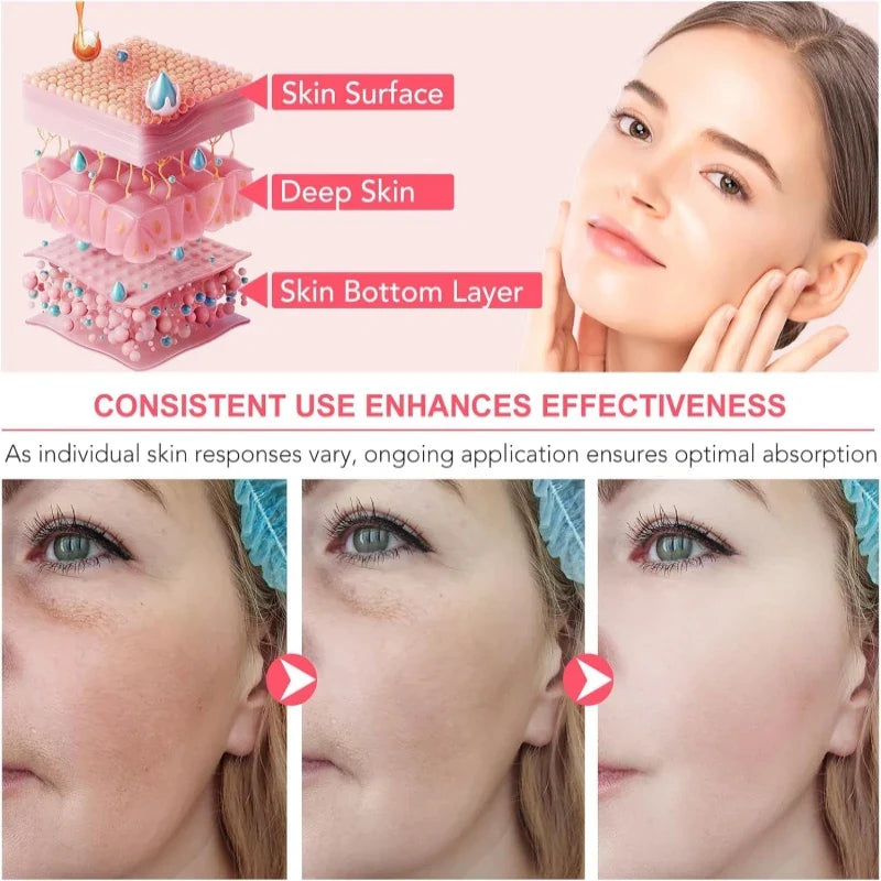 100g Collagen Jelly Face Cream – Nourishing Moisturizer, Pore Shrinking & Comedone Removal, Korean Skin Care