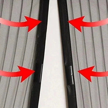 Magnetic Door Curtain Mosquito Net — Anti-Insect Fly Screen for Windows, Punch-Free Invisible Mesh