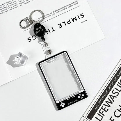 Kpop Card Holder — Fashion Transparent Student ID & Photocard Protector with String for Kids & Idol Fans