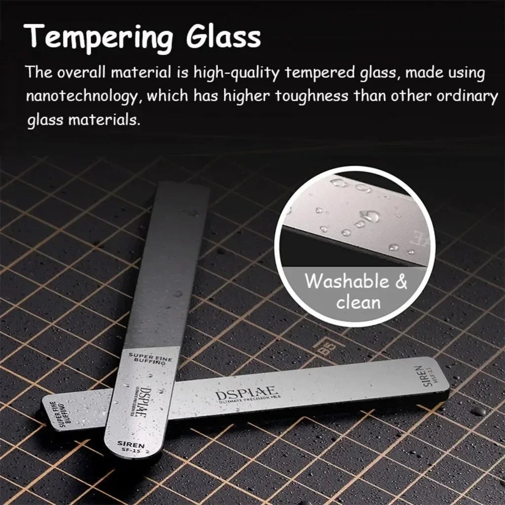 DSPIAE Ultimate Precision Glass Files – MSF-13/SF-15/SF-16/SF-17 for Gundam Model Making, Hobby DIY Tools