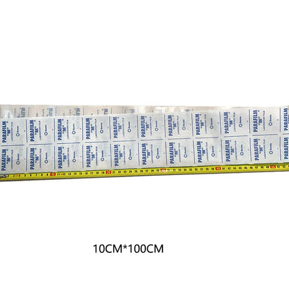Laboratory Parafilm M PM996 Sealing Film — 10cm x 1m/38m, Heat-Shrinkable, Dust-Proof Wrap for Beakers, Petri Dishes, Perfume Covers