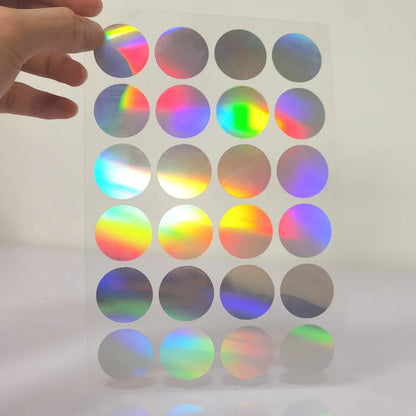 Self-Adhesive Laser Engraved Heart Decorative Paper Stickers
