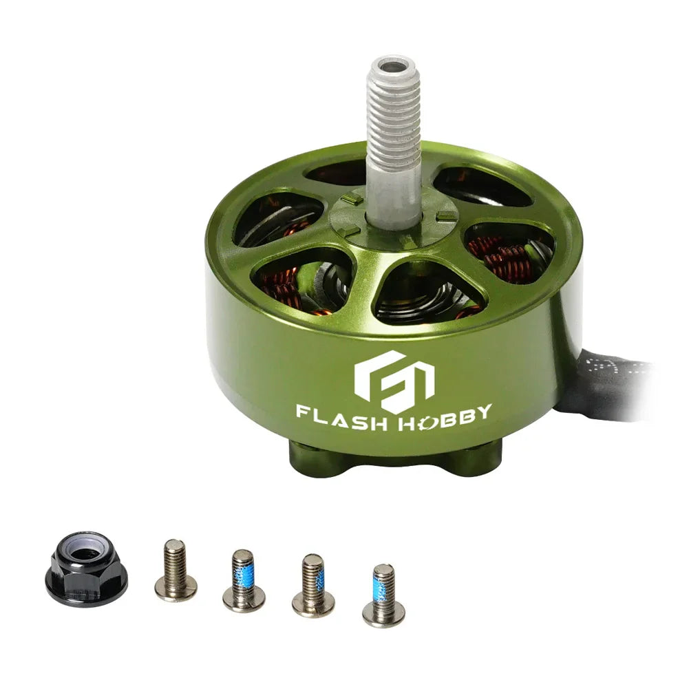 FLASHHOBBY Mars M2807 Brushless Motor — 1300KV 3-6S LiPo for 7-Inch FPV Freestyle Long-Range Drones, DIY Parts