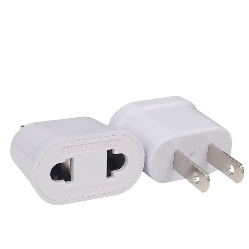 US/EU/AU Power Plug Adapter: European Socket to USA Plug Electric Charger Socket - Japan, China, Americana AC Converter